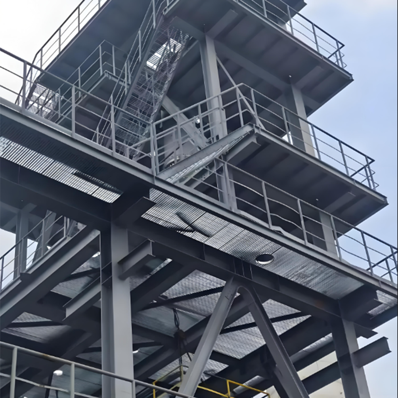 Heavy-duty carbon steel boiler frame na mga bahagi