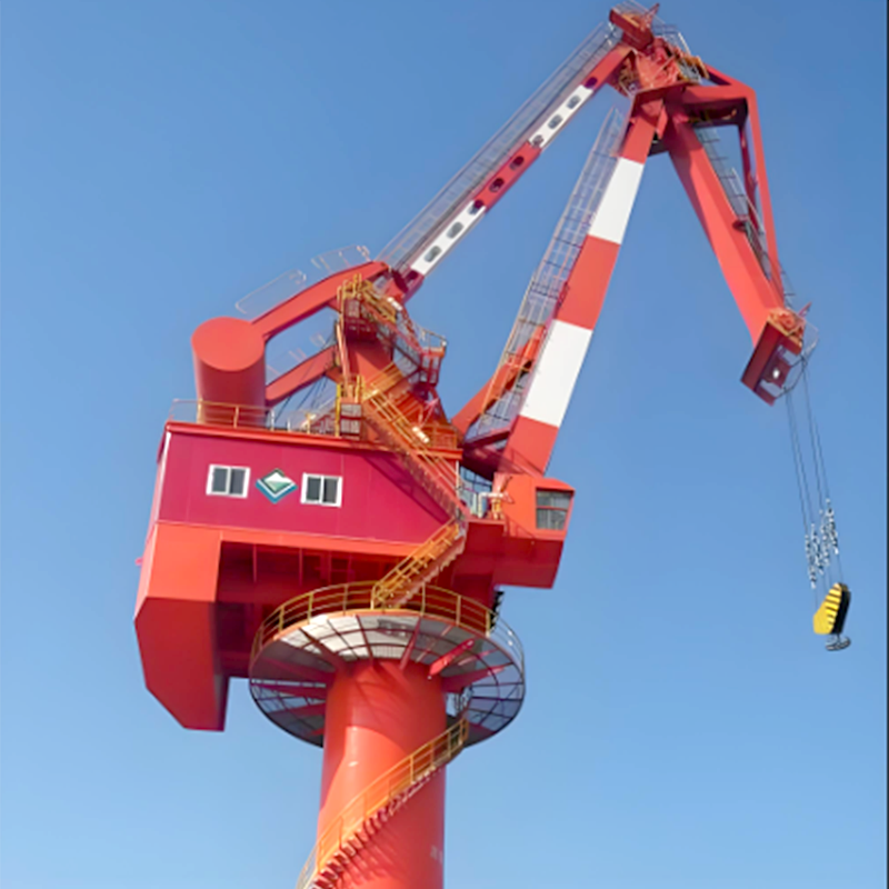 Mataas na lakas ng carbon steel port gantry crane istruktura na sangkap